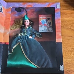 Barbie Emerald Green Doll with Gold Accents